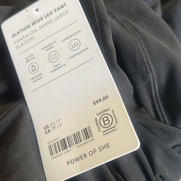 ATHLETA Elation Wide Leg Pant // Black // Various sizes - Picture 6 of 11